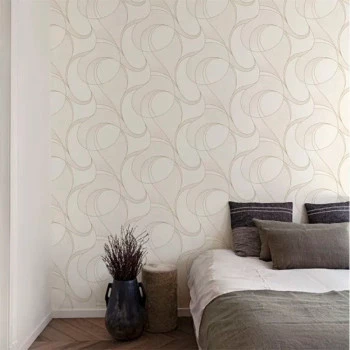 Papel de Parede Abstrato - Maison - A57215 - Lavável, TNT, Texturizado, Vinílico
