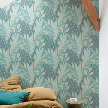 Papel de Parede Folhas e Flores - Ciara - a65703 - Vinílico