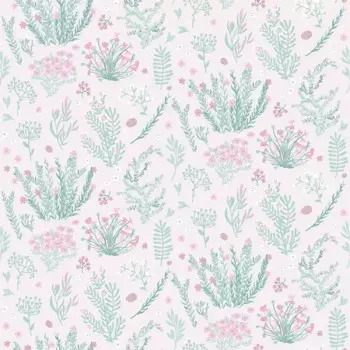 Papel de Parede Folhas e Flores - Petit - A90603 - Non-Woven (TNT)