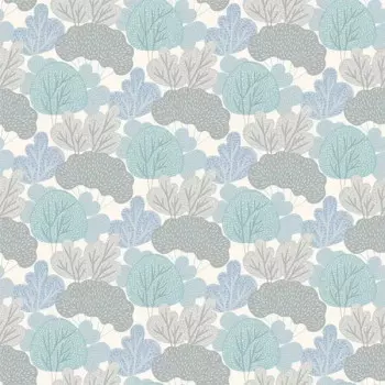 Papel de Parede Folhas e Flores - Petit - A96801 - Non-Woven (TNT)