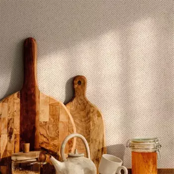 Papel de Parede Chevron - Alta Gama Waven - 26132 - Vinílico