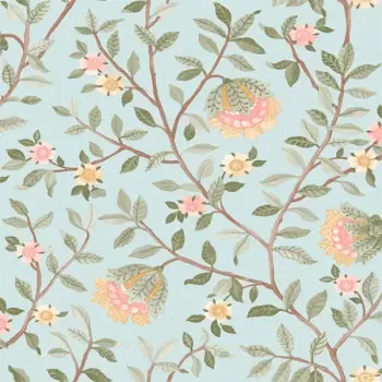 Papel de Parede Folhas e Flores - Le Jardin - B19924 - Vinílico