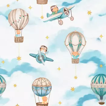 Papel de Parede Infantil - Bambine - BA0010 - Non-Woven (TNT)