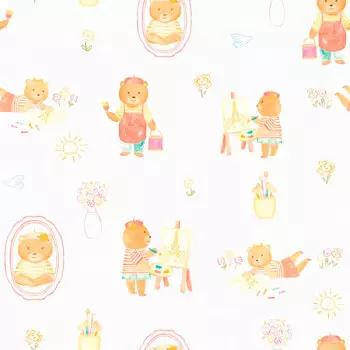 Papel de Parede Infantil - Bambine - BA0013 - Non-Woven (TNT)