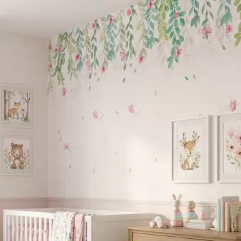 Papel de Parede Painel - Bambine - BA0047 - Non-Woven (TNT)