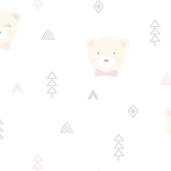 Papel de Parede Urso - Fashion Baby - BF454 - Vinílico