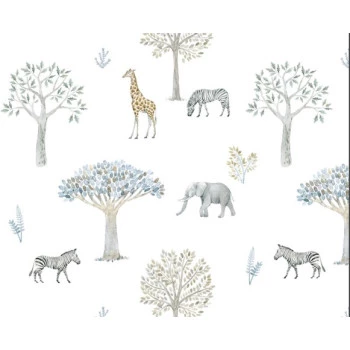 Papel de Parede Animais   - Fashion Baby III - BF623 -Vinílico