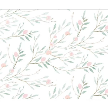 Papel de Parede Folhas  - Fashion Baby III - BF626-Vinílico