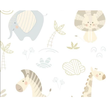 Papel de Parede Safari -  Fashion Baby III - BF628- Vinílico