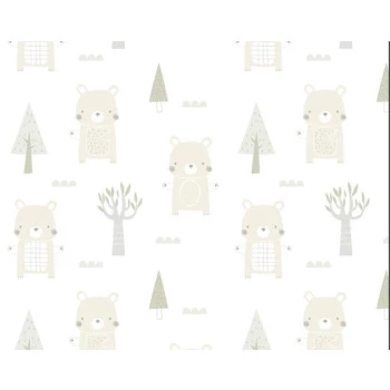 Papel de Parede Ursinho -  Fashion Baby III - BF631-Vinílico