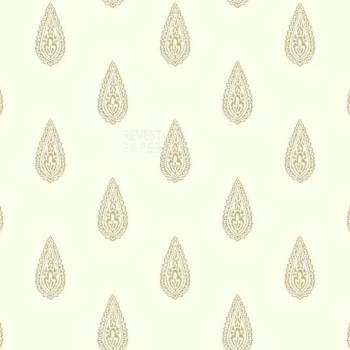 Kashmir - BH8326 - Papel de Parede Americano Vinílico-Lavável   