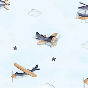 Papel de Parede Avião - Doce Bebê 2 - DB845 - Vinílico