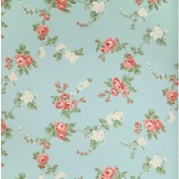 Fragrant Roses FA811002 Papel de Parede Floral Vinílico Lavável 