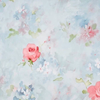 Fragrant Roses FA811005 Papel de Parede Floral Vinílico Lavável 