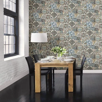 Papel de Parede Azulejo - Style - FD22315 - TNT/Vinilíco