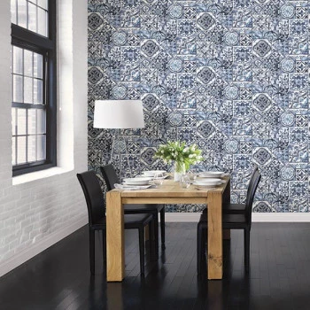 Papel de Parede Azulejo - Style - FD22316 - TNT/Vinilíco