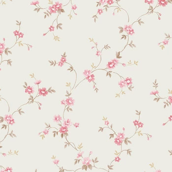  Papel de Parede  Floral Prints 2 - PR33834 - VINÍLICO LAVÁVEL 