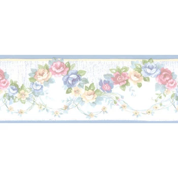 Border Floral Prints 2 - PR79656 - VINÍLICO LAVÁVEL 