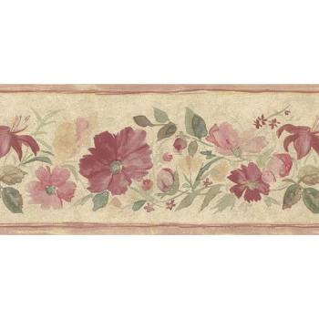 Border Floral Prints 2 - PR79658 - VINÍLICO LAVÁVEL 