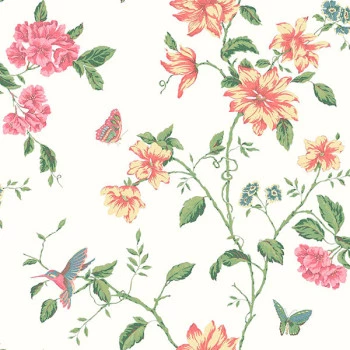 English Florals G34300 Papel de Parede Inglês Vinílico lavável 