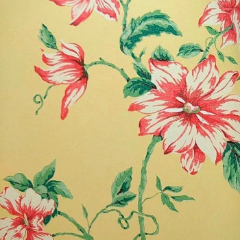 English Florals  G34304 Papel de Parede Inglês Vinílico lavável 