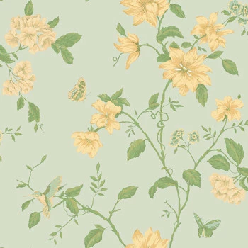 English Florals G34307 Papel de Parede Inglês Vinílico lavável 