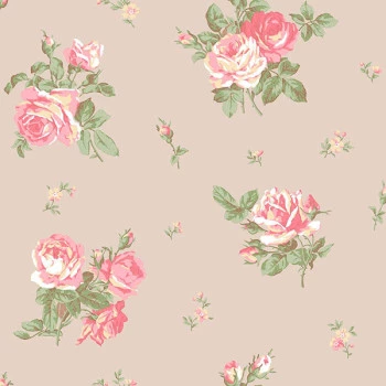 English Florals  G34317 Papel de Parede Inglês Vinílico lavável 