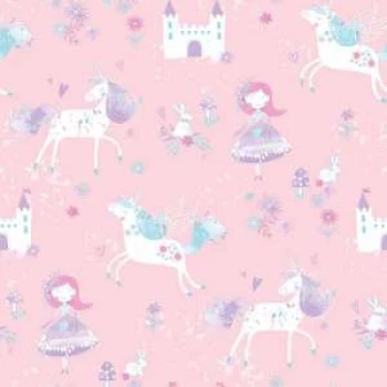 Papel de Parede Unicórnio - Just 4 Kids 2 - G56523 - TNT/Vinílizado
