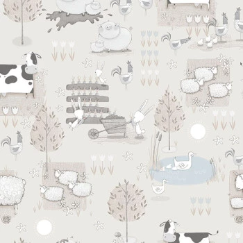 Papel de Parede Fazenda - Tiny Tots 2 - G78375 - TNT