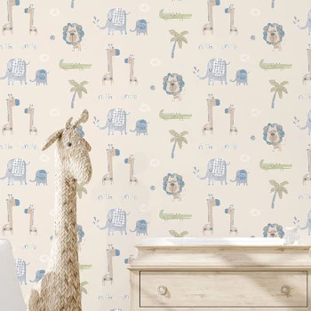 Papel de Parede Animal - Tiny Tots 2 - G78378 - TNT