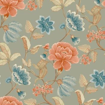 Papel de Parede Folhas e Flores - Icon - IC3103 - Vinílico