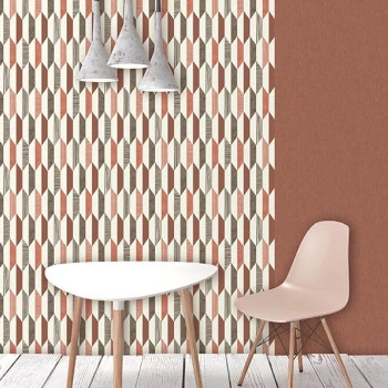 Papel de Parede Geométrico - Paris - J205-05 - TNT/Vinilíco