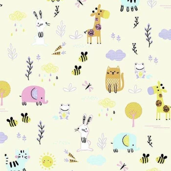 Papel de Parede Animais - Pure Kids & Teens - kt68457 - Vinílico