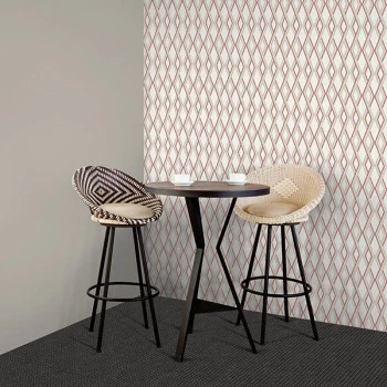Papel de Parede Geométrico - Paris - L355-10 - TNT/Vinilíco