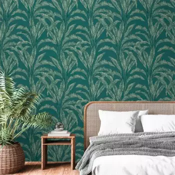 Papel de Parede Folhas e Flores - Le Jardin - M61914 - Vinílico