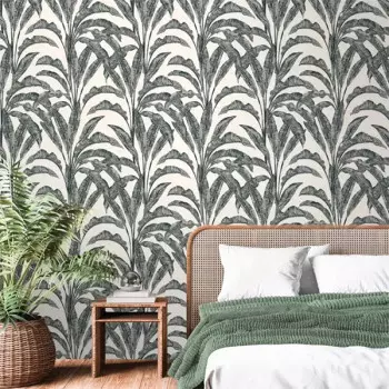 Papel de Parede Folhas e Flores - Le Jardin - M61919 - Vinílico