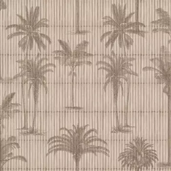 Papel de Parede Folhas e Flores - Le Jardin - M68707 - Vinílico