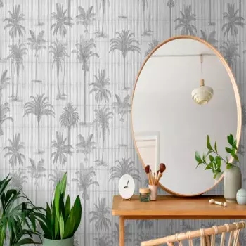 Papel de Parede Folhas e Flores - Le Jardin - M68719 - Vinílico