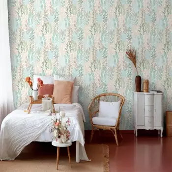 Papel de Parede Folhas e Flores - Le Jardin - M86901 - Vinílico