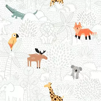 Papel de Parede Infantil - Petit - M88110 - Non-Woven (TNT)