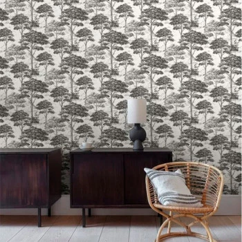 Papel de Parede Toile de Jouy - Maison - MN3013 - Lavável, TNT, Texturizado, Vinílico