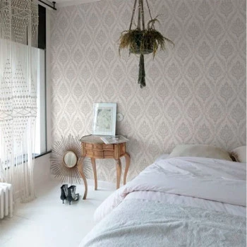 Papel de Parede Medalhão - Maison - MN3206 - Lavável, TNT, Texturizado, Vinílico