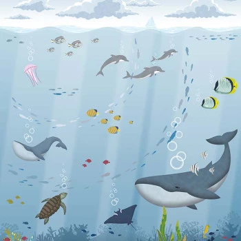 Painel de parede Animais - Sambori - 151-1M - Vinilizado