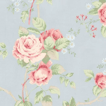 Papel de Parede Rose Garden 2 - CG28815 - VINÍLICO - LAVÁVEL 