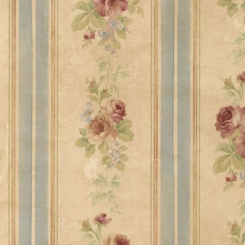 Papel de Parede Rose Garden 2 - CN26573 - VINÍLICO - LAVÁVEL 