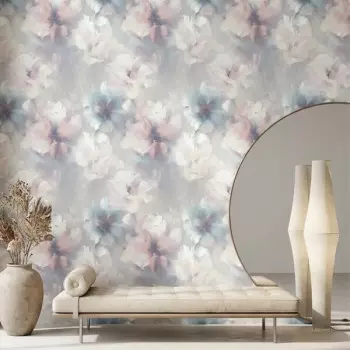 Papel de Parede Folhas e Flores - Rocca - ROC-WKVE3002 - Non-Woven (TNT) - Vinílico