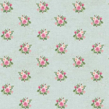 Papel de Parede Roses - PN0480 - VINÍLICO - LAVÁVEL 