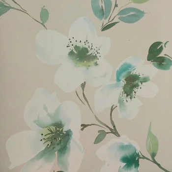 English Florals S45201 Papel de Parede Inglês Vinílico lavável 
