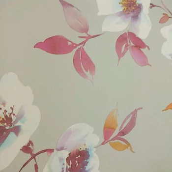 English Florals S45202 Papel de Parede Inglês Vinílico lavável 