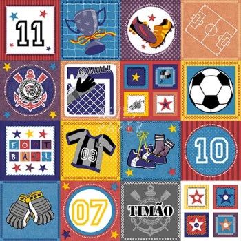 Corinthians SC306-03 Papel de Parede Chinês Vinílico  
